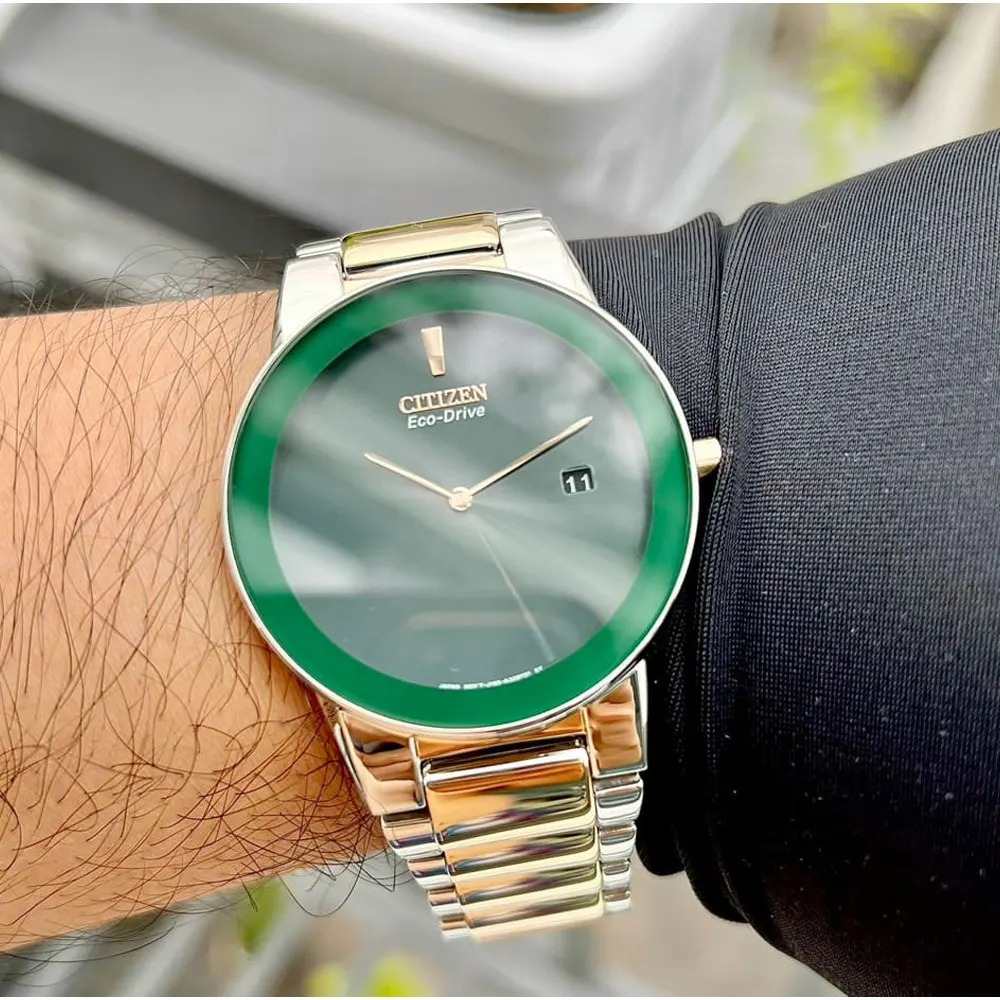 Оригинальные часы Citizen Citizen Eco-Drive Axiom AU1064-85X кварцевые калибр механизма citizen j165 общий вид