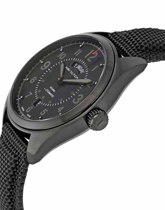Hamilton Hamilton Khaki Field Day Date Auto H70695735, khaki field швейцария мужские часы на браслете кожаный боковой вид
