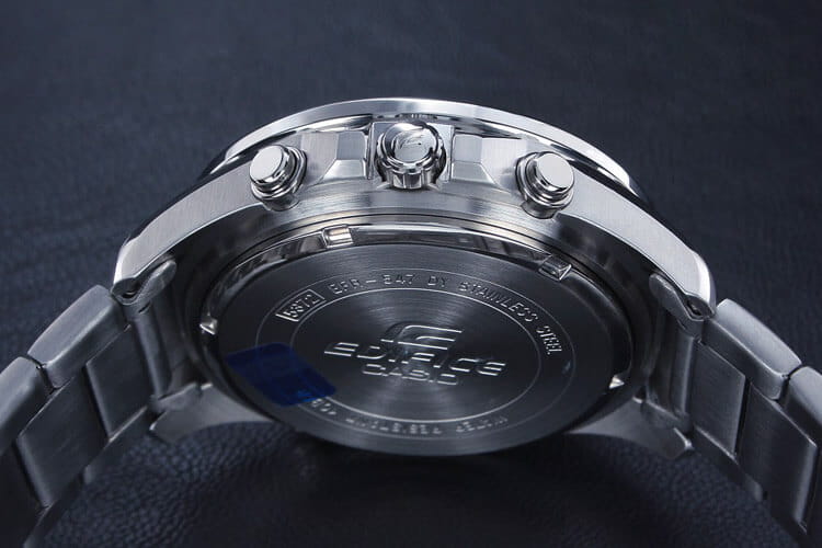 Casio Casio Edifice EFR-547D-2A мужские часы синий циферблат на запястье