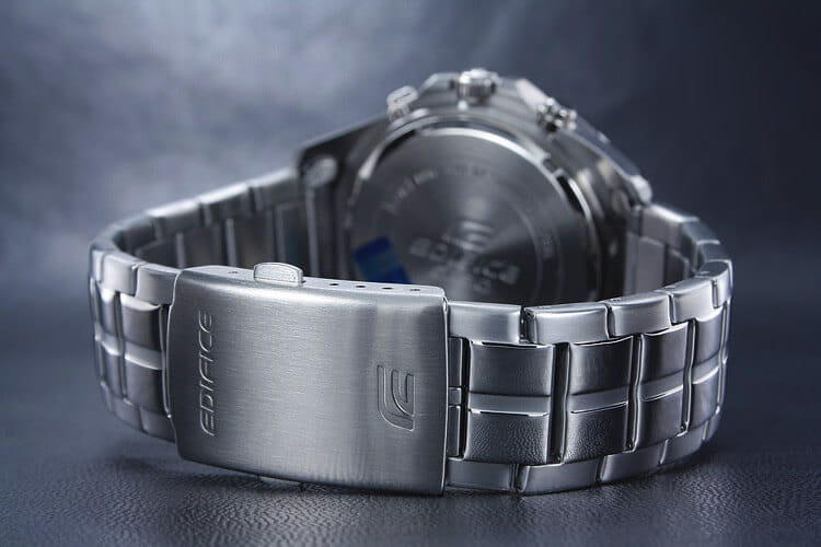 Casio Casio Edifice EFR-547D-2A EFR - задняя крышка металл сталь алюминий корпуса, япония часы