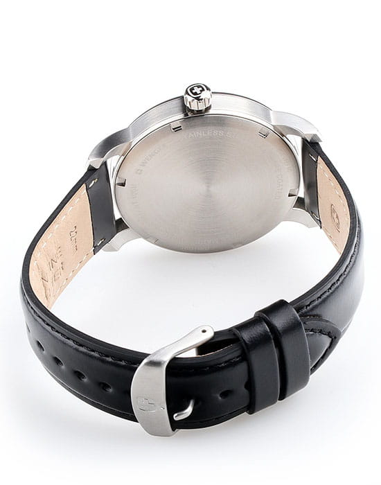 Wenger 01.1741.110,  швейцария мужские часы на браслете кожаный боковой вид