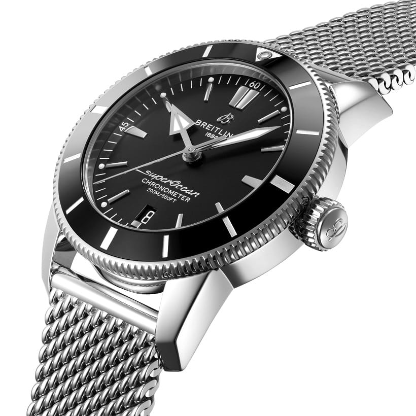 Breitling Breitling Superocean Heritage B20 Automatic 44 AB2030121B1A1 , наручные мужские часы фото под углом