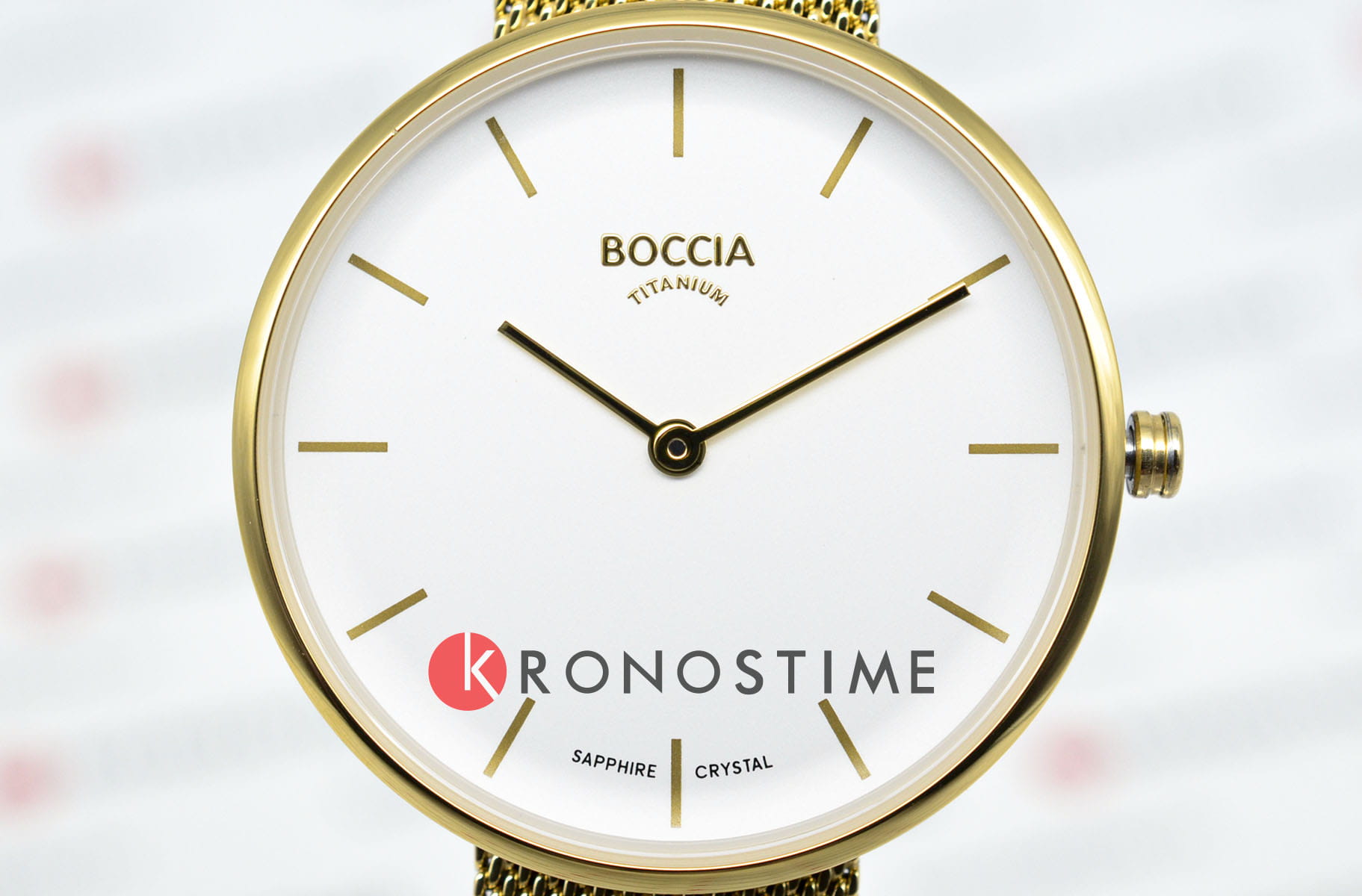 Boccia Titanium Boccia Titanium 3327-10 женские часы белый циферблат на запястье