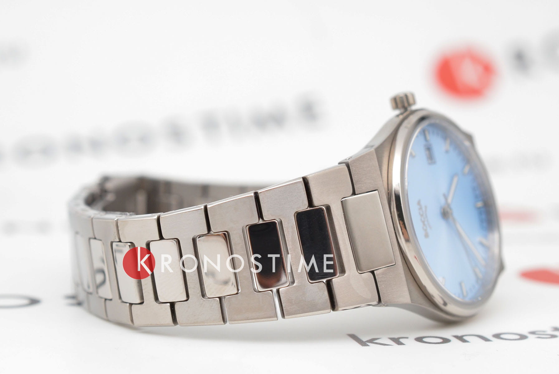 Boccia Titanium Boccia Titanium Circle-Oval 3357-01 женские часы голубой циферблат на запястье