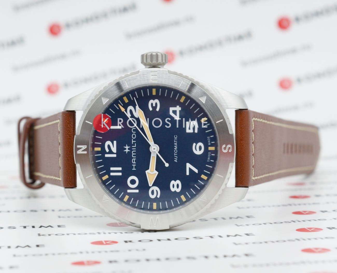 Hamilton Hamilton Khaki Field Expedition Auto H70315540 , наручные мужские часы фото под углом