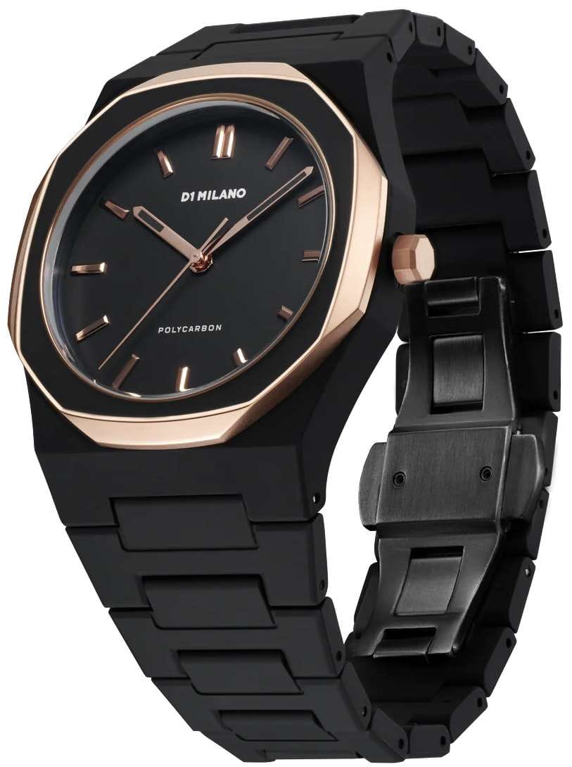 D1 Milano D1 Milano Polycarbon PCBJ35 , наручные мужские часы фото под углом