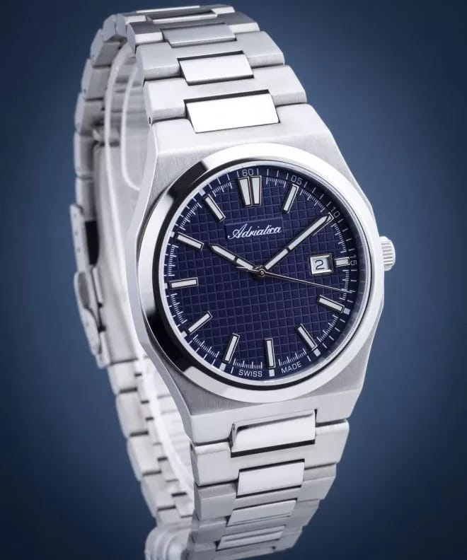 Оригинальные часы Adriatica Adriatica Premiere A8326.5115Q кварцевые калибр механизма eta f06 общий вид