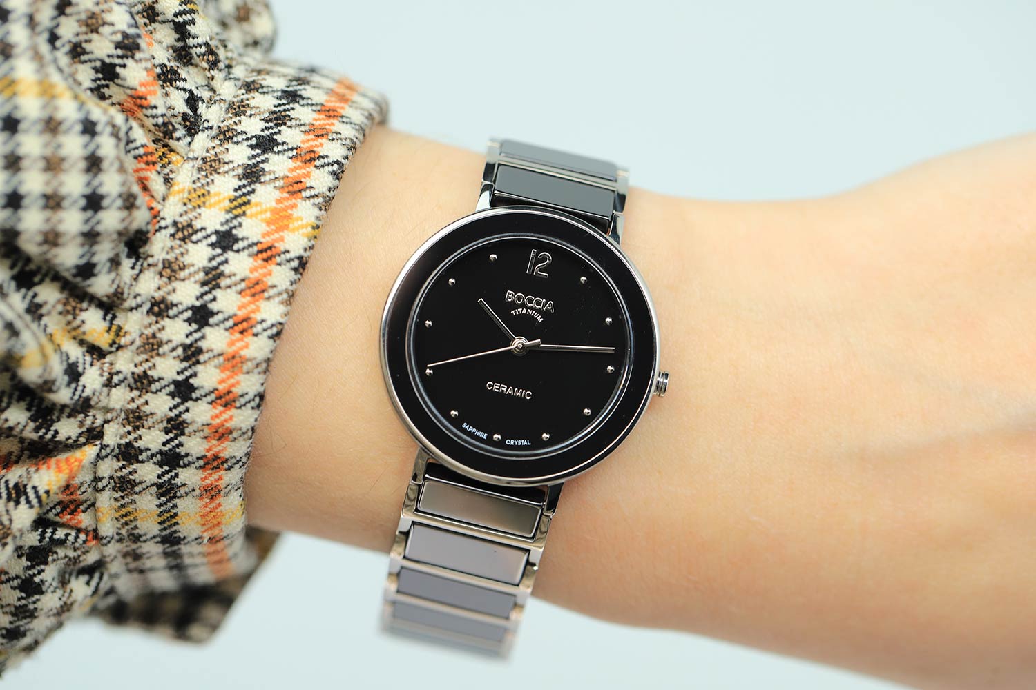 Boccia Titanium Boccia Titanium 3331-02,  германия женские часы на браслете титановый боковой вид