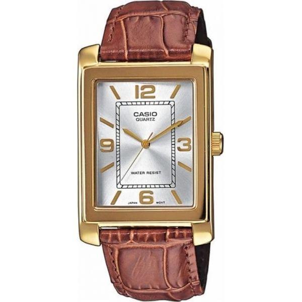 Casio Casio MTP-1234PGL-7A, mtp япония мужские часы на браслете кожа + текстиль боковой вид