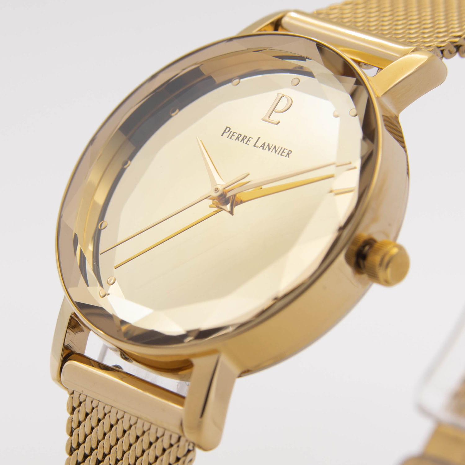 Pierre Lannier Pierre Lannier Multiples 025P548 женские часы золотой циферблат на запястье