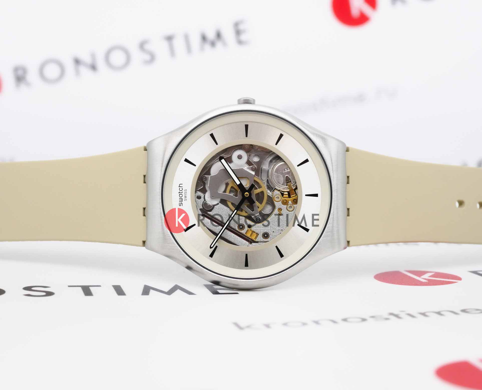 Swatch Swatch Skin Irony 42 Lacquered SS07S145 , наручные мужские часы фото под углом