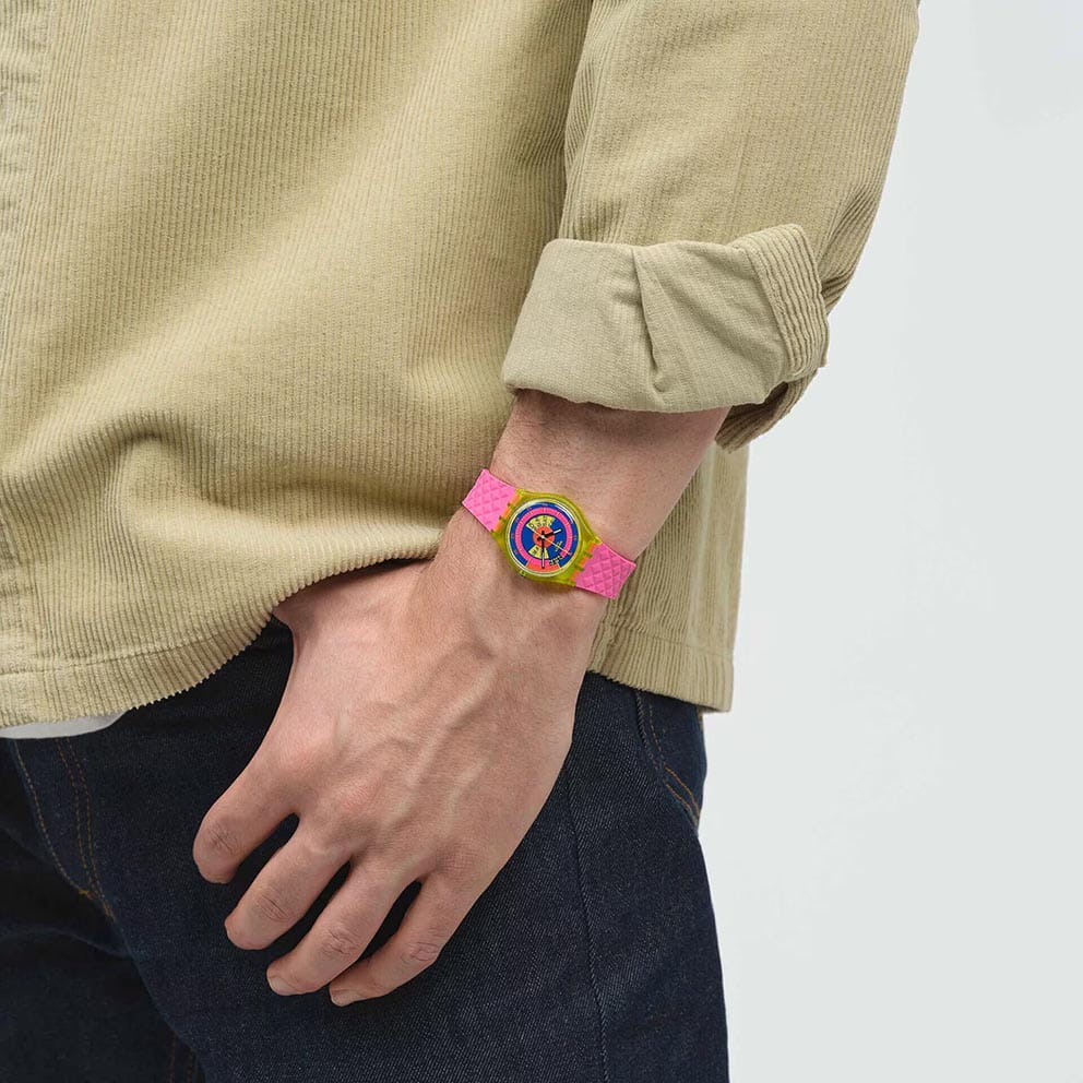 Swatch Swatch Gent Biosourced Standard SO28J700, gent швейцария женские часы на браслете силикон боковой вид