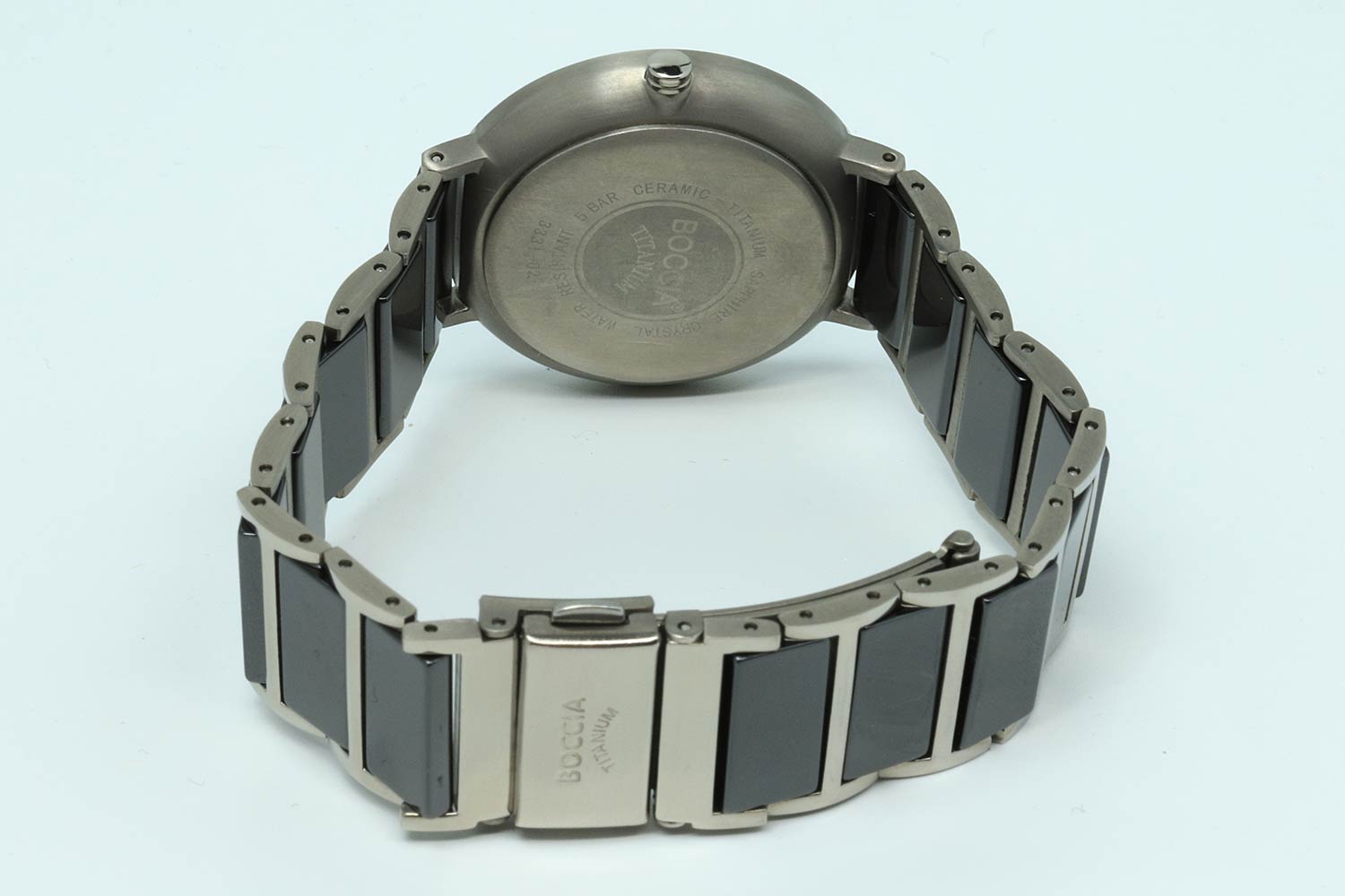 Boccia Titanium Boccia Titanium 3331-02 кварцевые женские часы часы крупный план черный циферблата