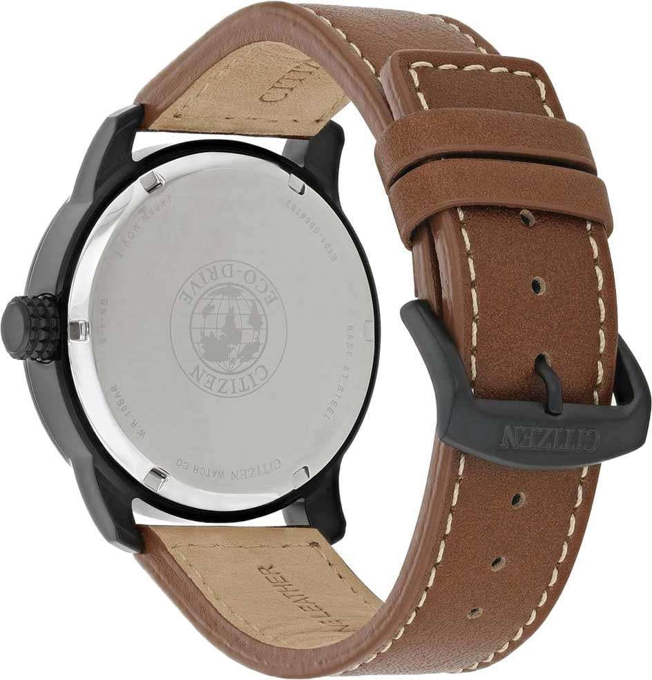 Citizen Citizen Eco-Drive BM8475-26E, eco-drive япония мужские часы на браслете кожаный боковой вид