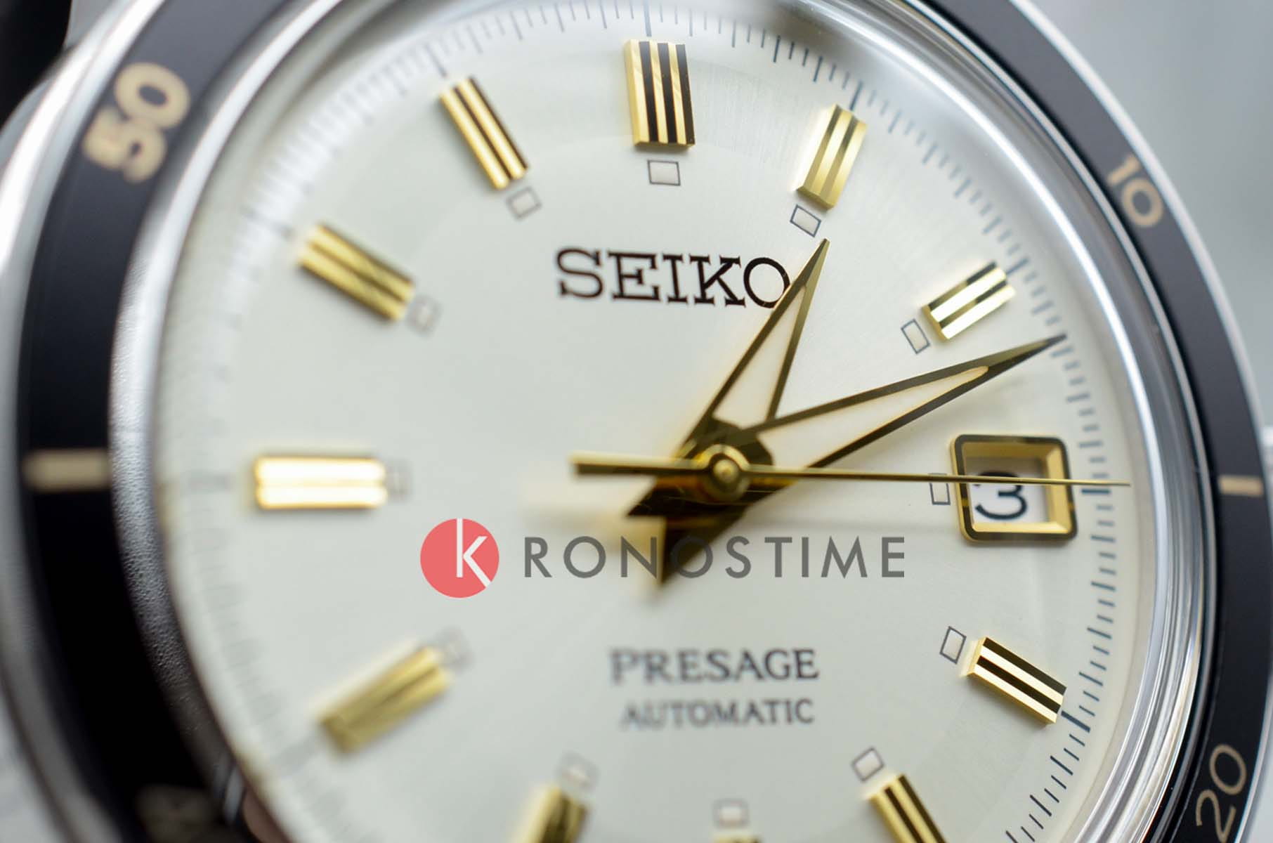 Оригинальные часы Seiko Seiko Presage SRPG03J1 механические калибр механизма 4r35 общий вид