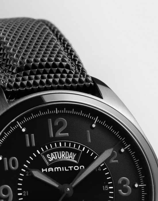 Hamilton Hamilton Khaki Field Day Date Auto H70695735 мужские часы черный циферблат на запястье