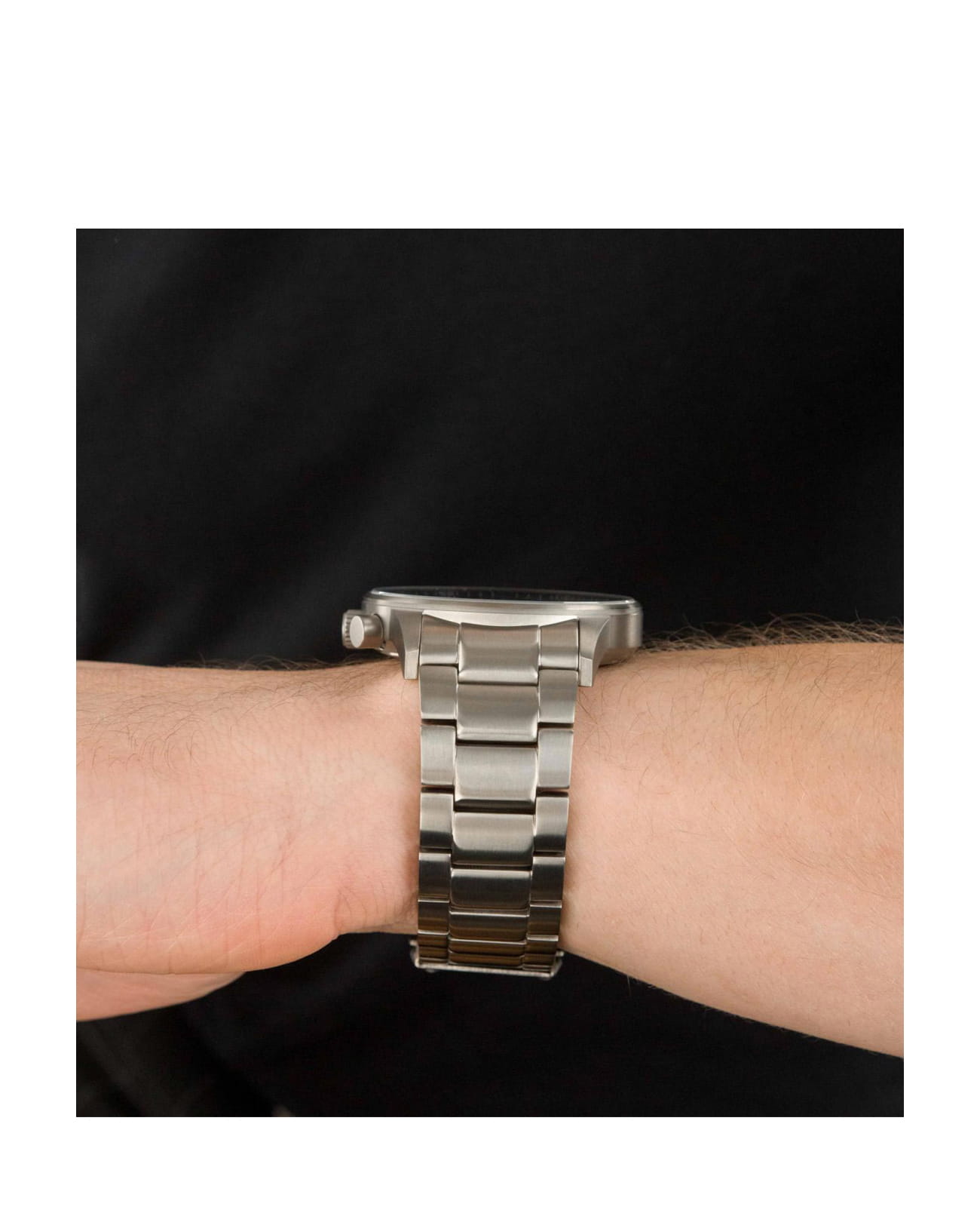 Adriatica Adriatica Aviation A8281.4114CH,  швейцария мужские часы на браслете титановый боковой вид