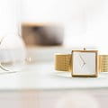 Часы Obaku Kvadrat Gold V231LXGIMG фото 6