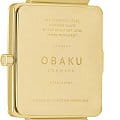 Часы Obaku Kvadrat Gold V231LXGIMG фото 3